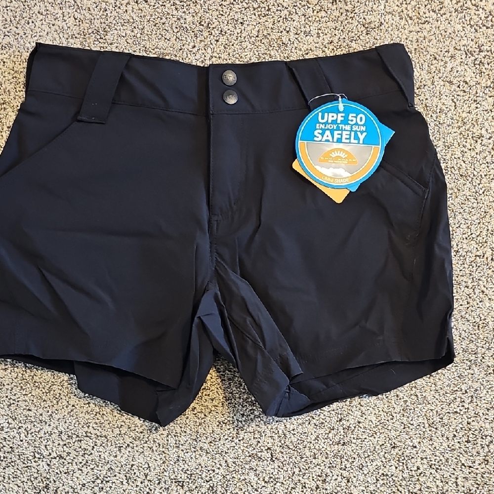 Columbia Women's Black High Waist Shorts